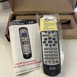 DISH Network Model #180530 Remote 21.1 IR/UHF PRO BRAND NEW